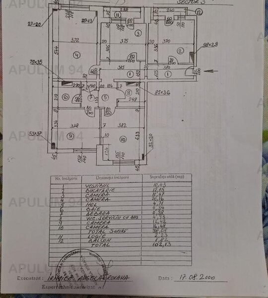 Apartament 4 camere Unirii